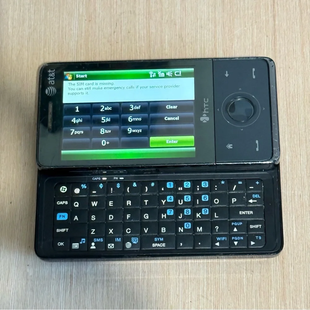 HTC Touch Pro Model:P4600 Black“AT&T”Rare Smartphone w/Charge-Pen Read Buy AsIs